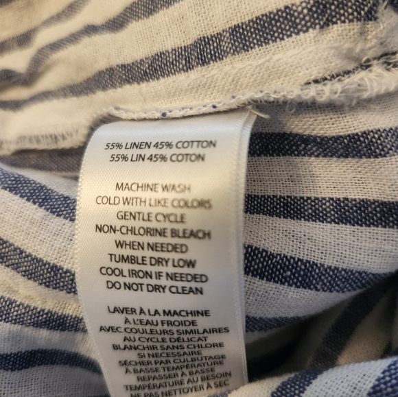 NWT BeachLunchLounge Linen Cotton Pull On Shorts - Picture 8 of 8